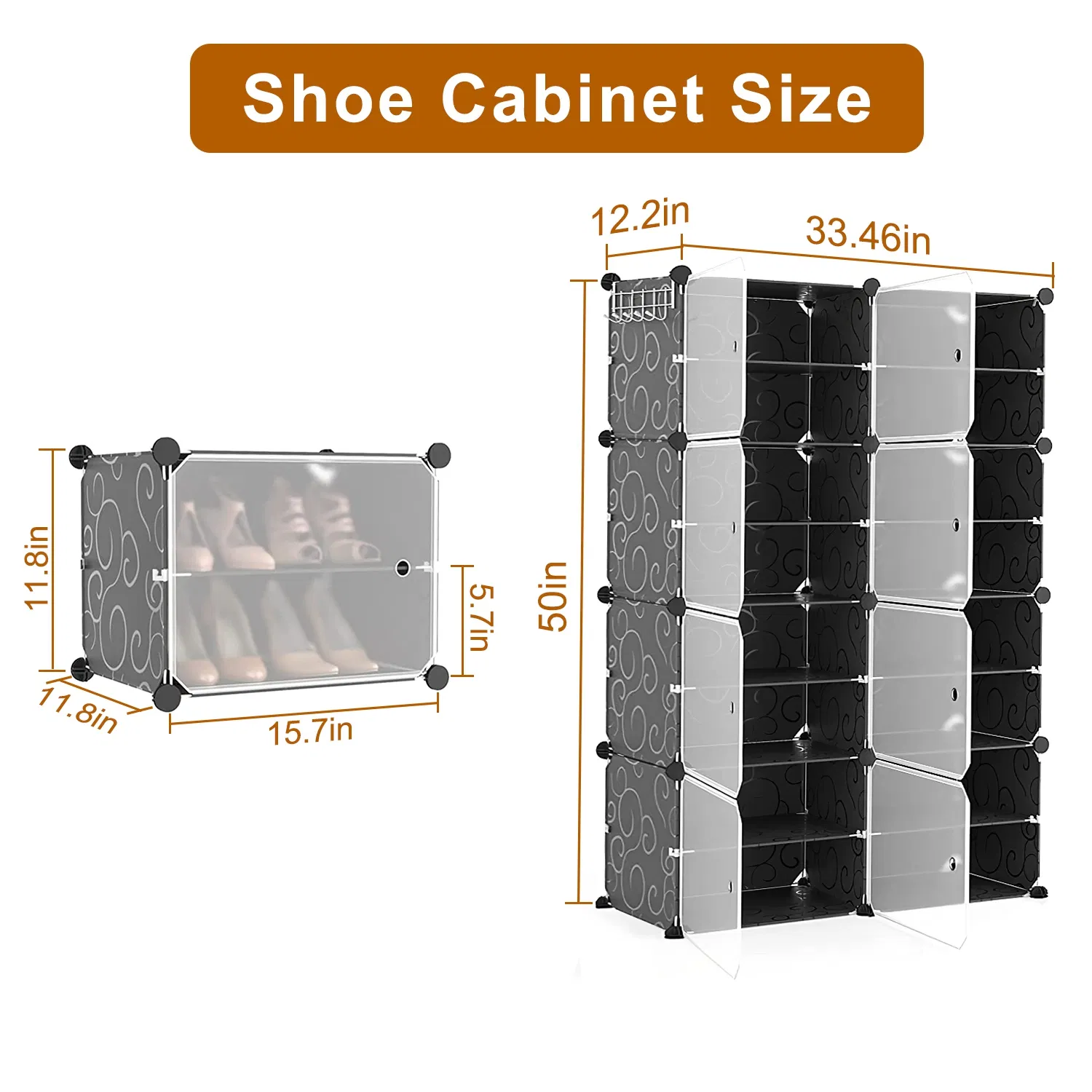 8-Tier Shoe Rack Organizer, picture 3 of 5