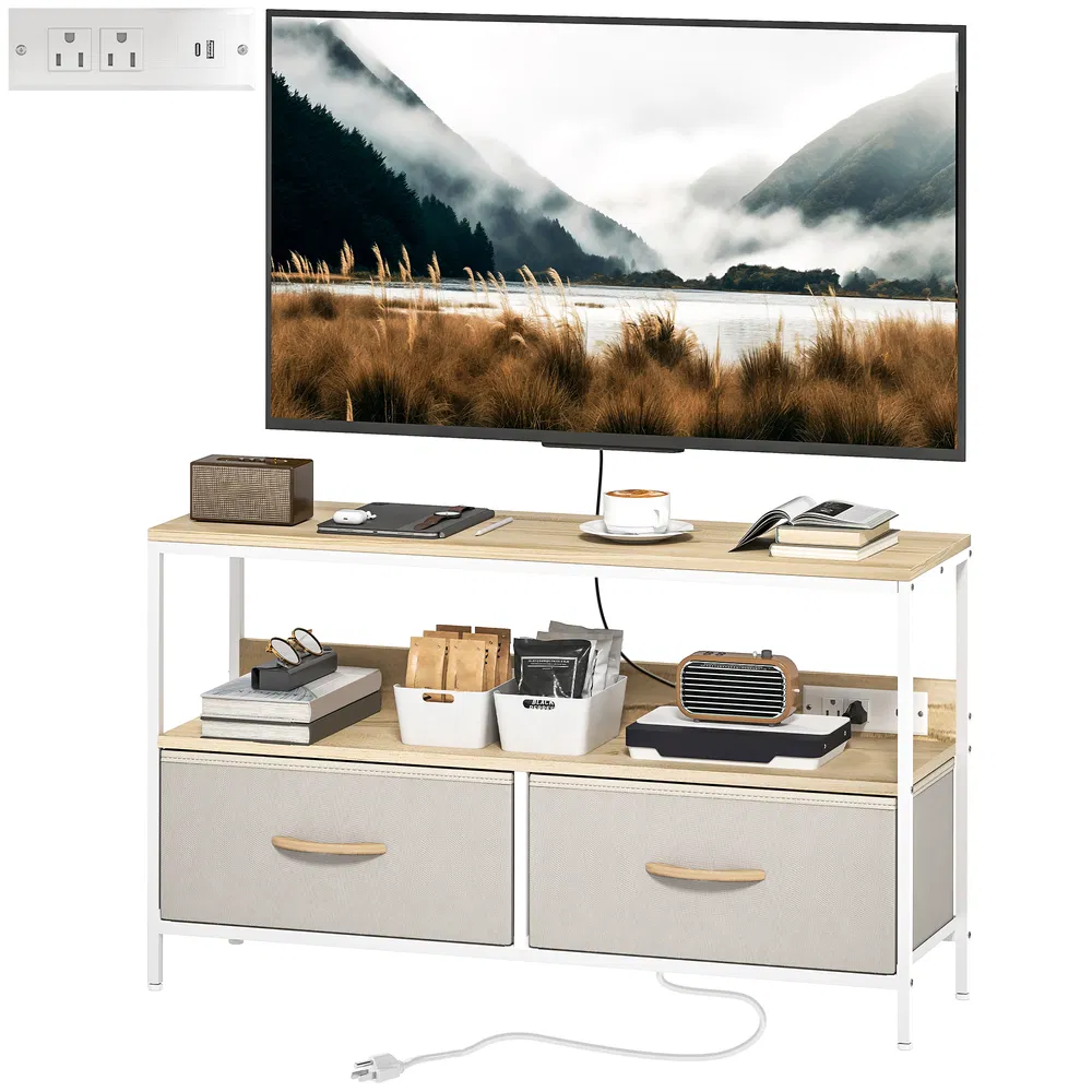 TV Stand with Charging Station, picture 5 of 5