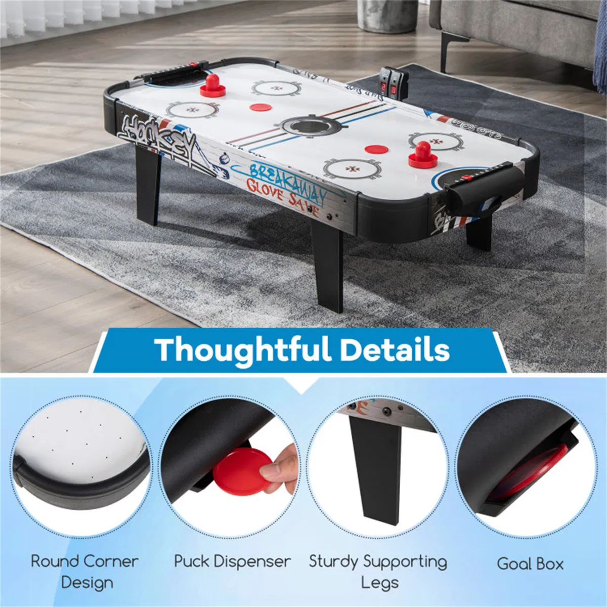 42" Indoor Air Hockey Game Table — photo 8