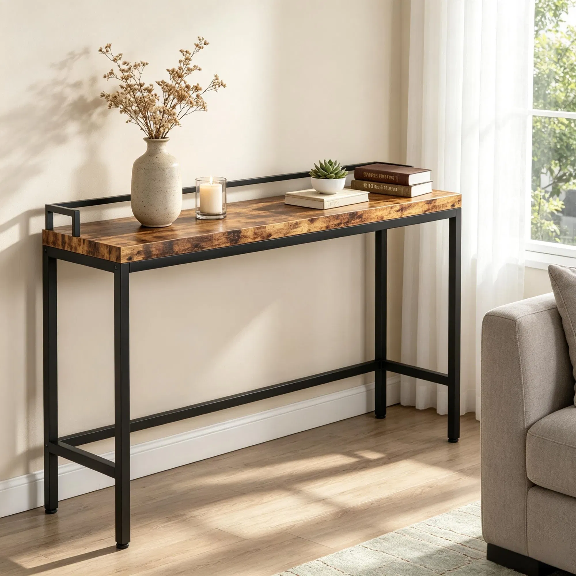 Rustic Console Table, picture 3 of 5