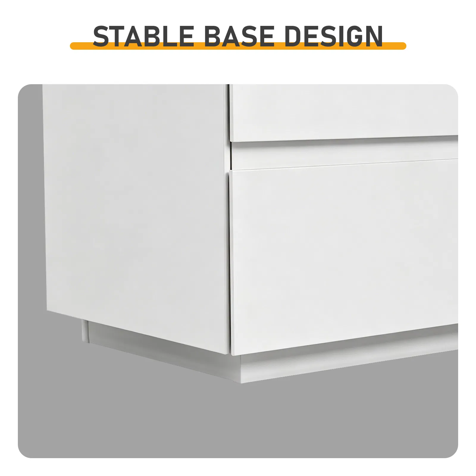 Handle-Free 6-Drawer Storage Cabinet Chest of Drawers with USB-Powered RGB LED Strip 47.24*15.75*27.56in… image 9