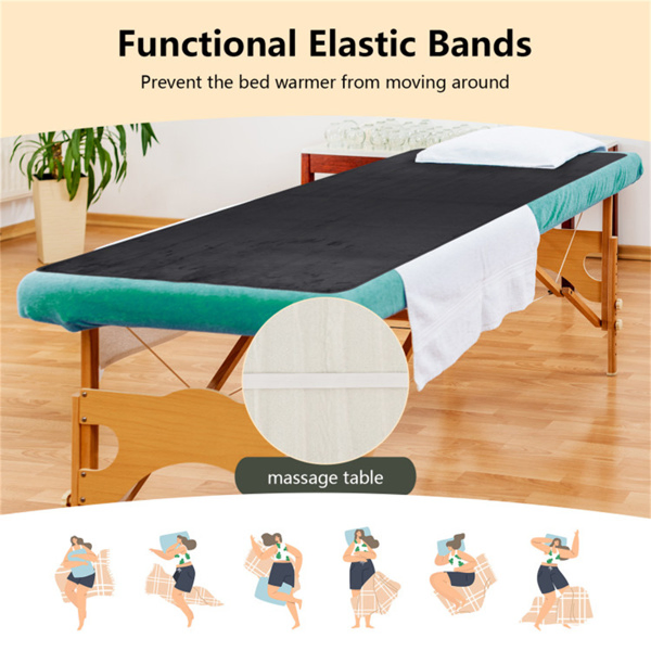 Electric Mattress Pad with 5 Heat Settings, 8-Hour Auto Shut Off, Machine Washable Flannel Heated Bed Mat (71