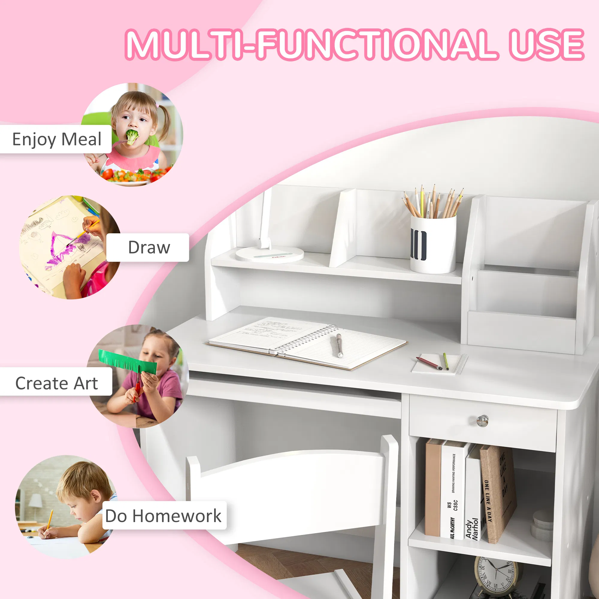 Kids Desk and Chair Set, picture 4 of 5