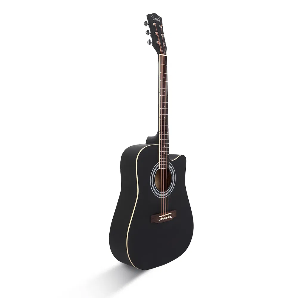 [Do Not Sell on Amazon] GT502 41-Inch Notch Spruce Panel Matte Edging Folk Guitar Bag Shield Wrench Black image 2