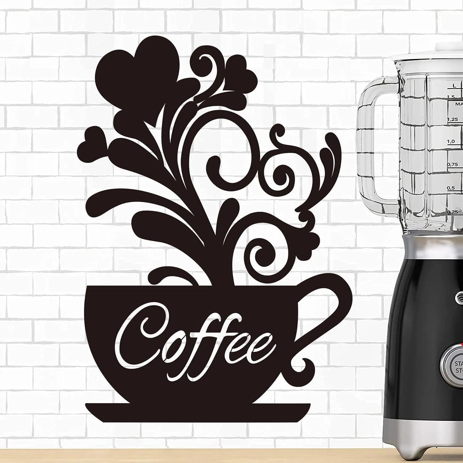 CIFbuy Vintage Industrial Coffee Wall Art Tin Sign Home Cafe Kitchen Decor Gift (TikTok