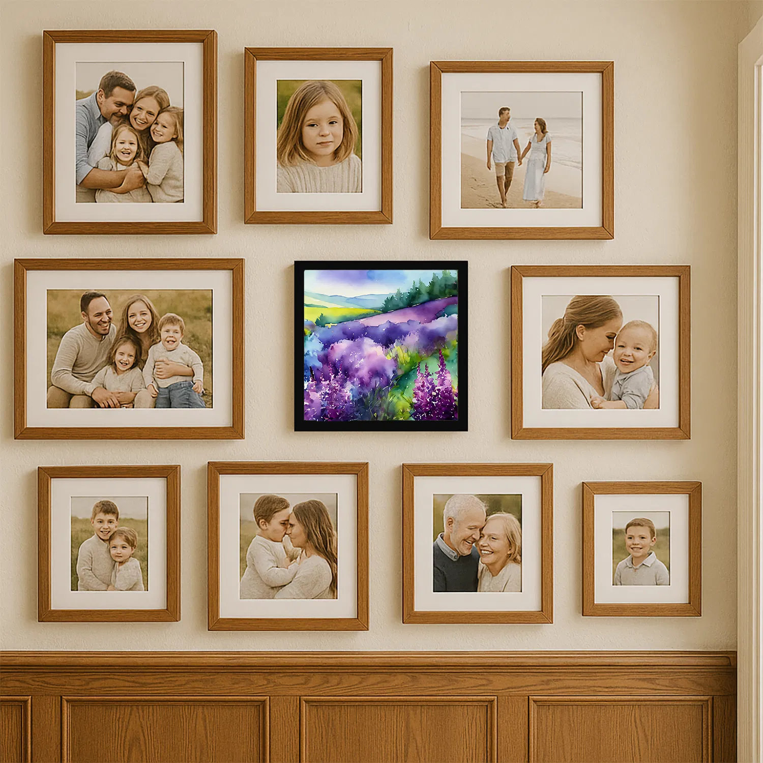 Framed Metal Print, 8x8