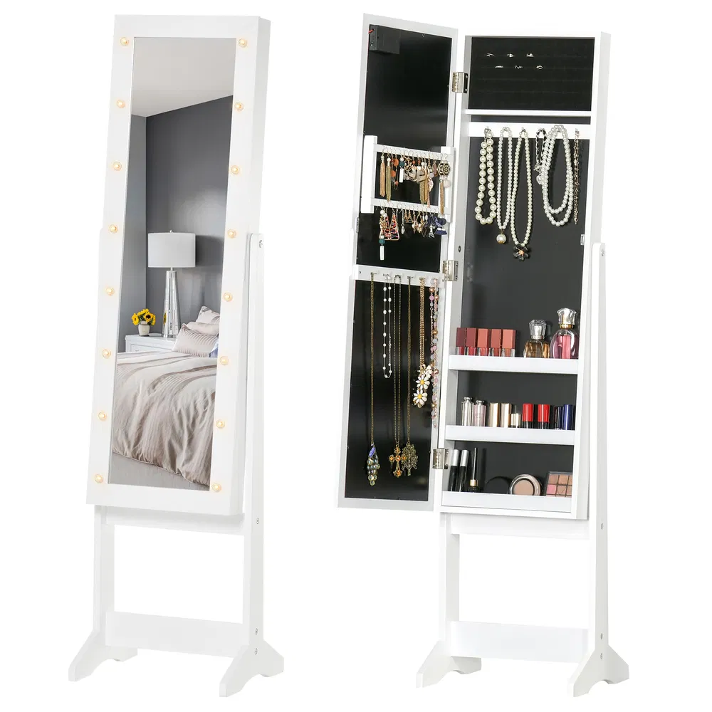Mirrored Jewelry Cabinet Armoire, picture 4 of 4
