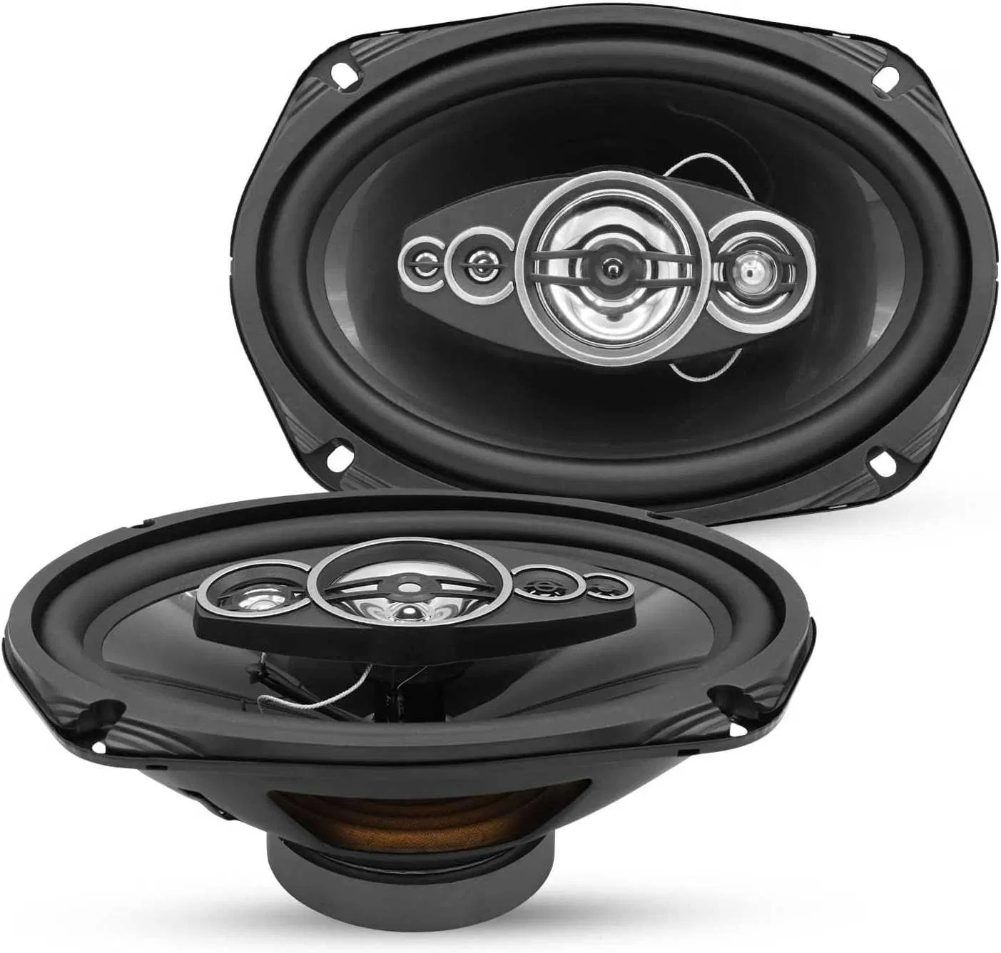 5 Core 6x9 Car Speaker Audio 2-Way/4-Way Coaxial Speaker w Tweeter 2PCS