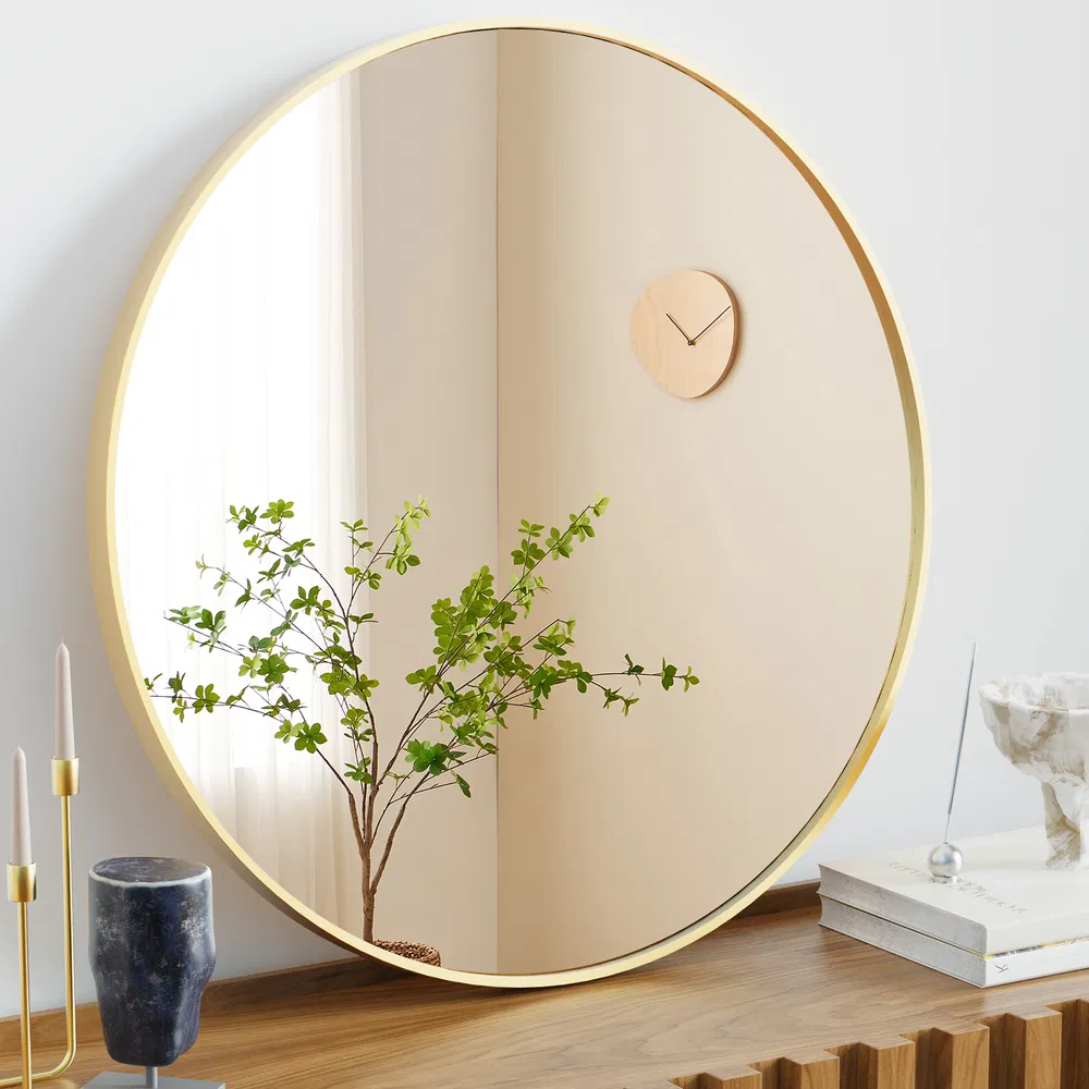 Round Wall Mirror, 20-30 Inch, picture 7 of 9
