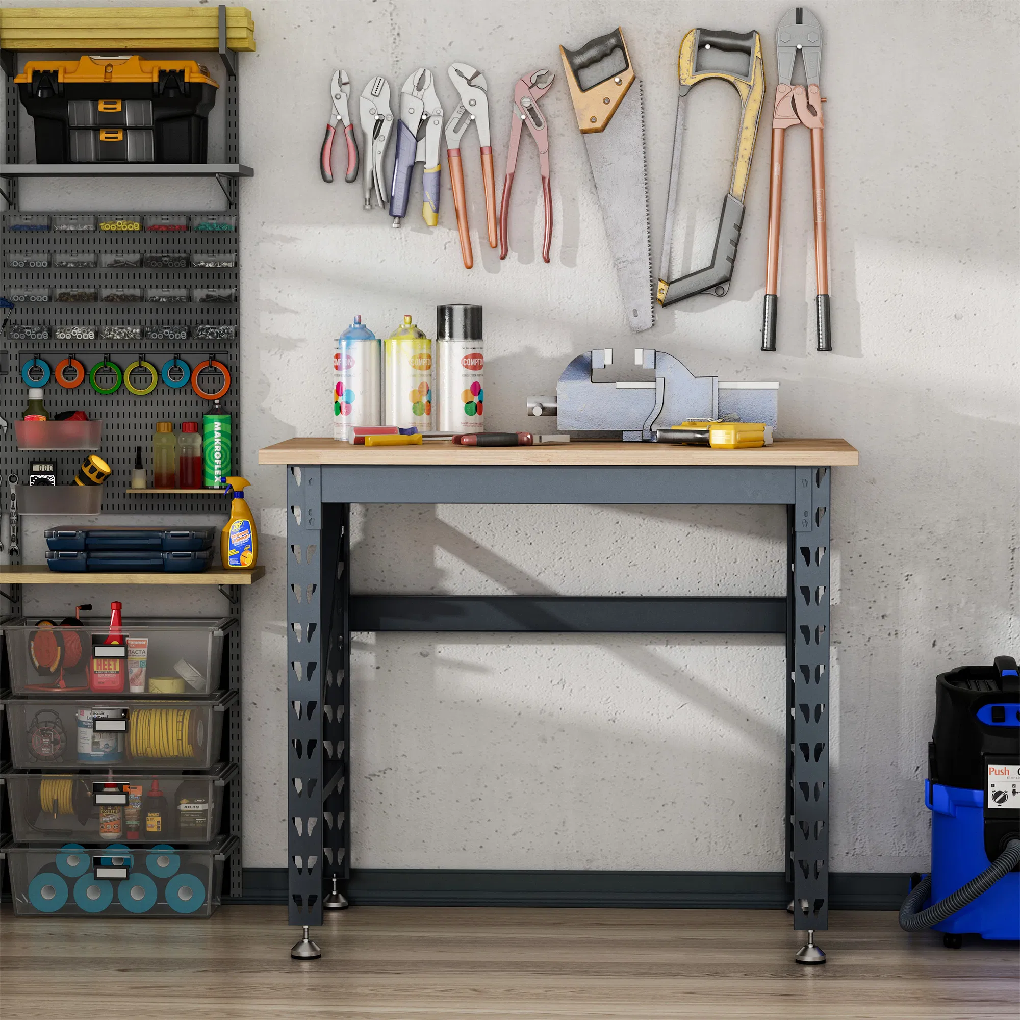 Craftsmanship: 45" Wood Workbench β photo 6