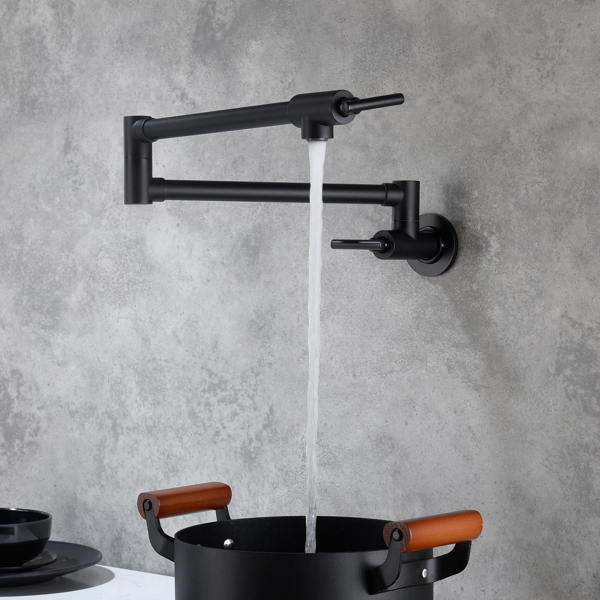 折叠龙头Folding faucet Pot Filler Faucet Wall Mount-14