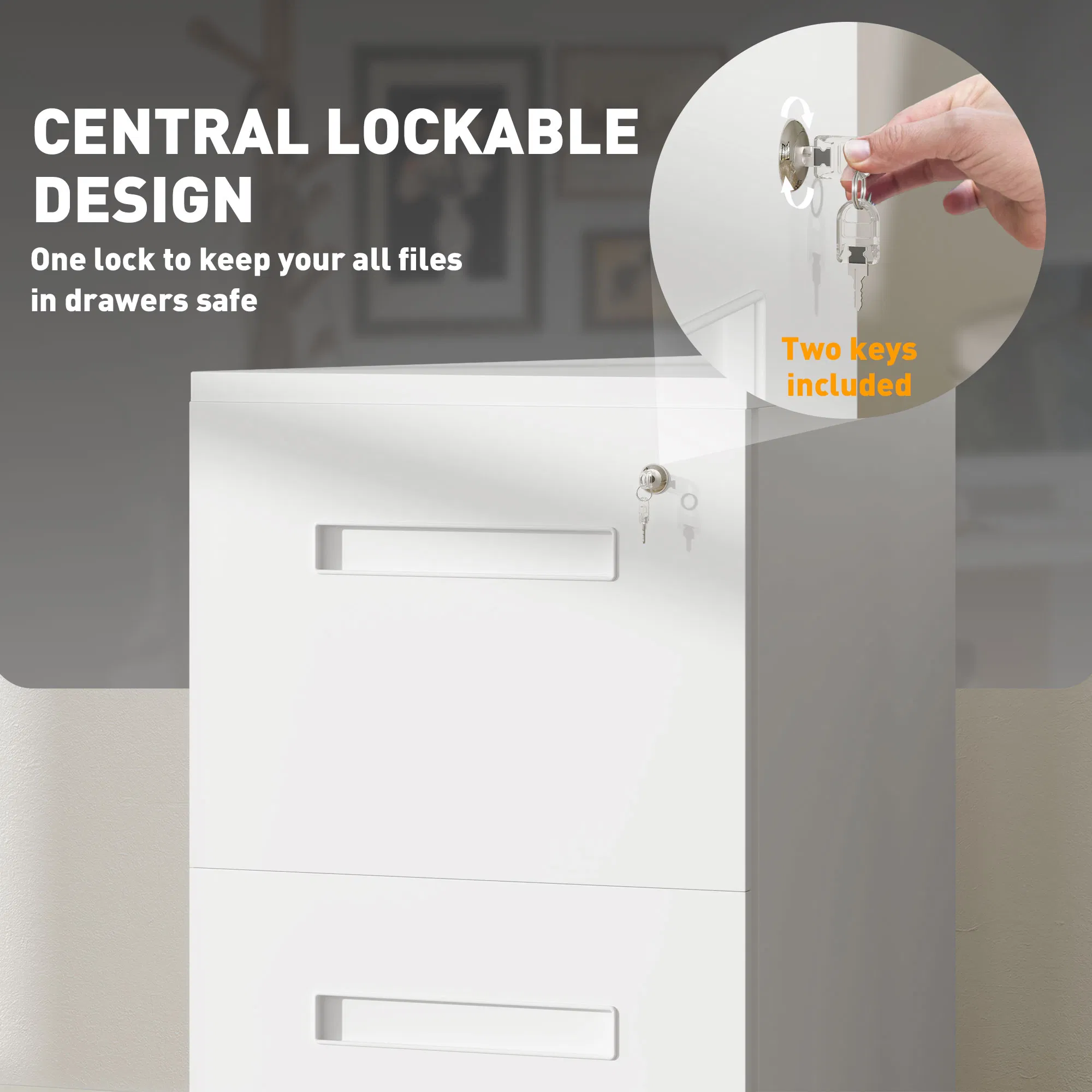 Steel Mobile File Cabinet, picture 2 of 5