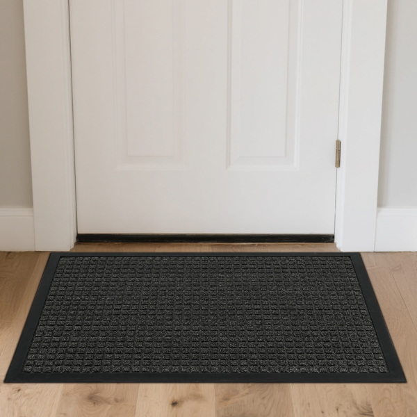 1PC Polypropylene Small Grid Composite Rubber Mat, Gray, 60x90x0.7cm, Kitchen & Home Anti-Fatigue Floor… image 11