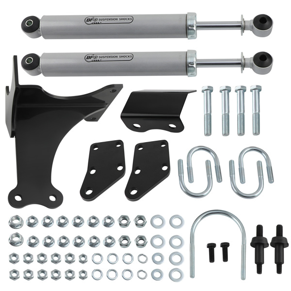转向稳定杆 Dual Steering Stabilizer For Ford F-250 F-350 Super Duty 4WD 2005-2024 C33132337-9