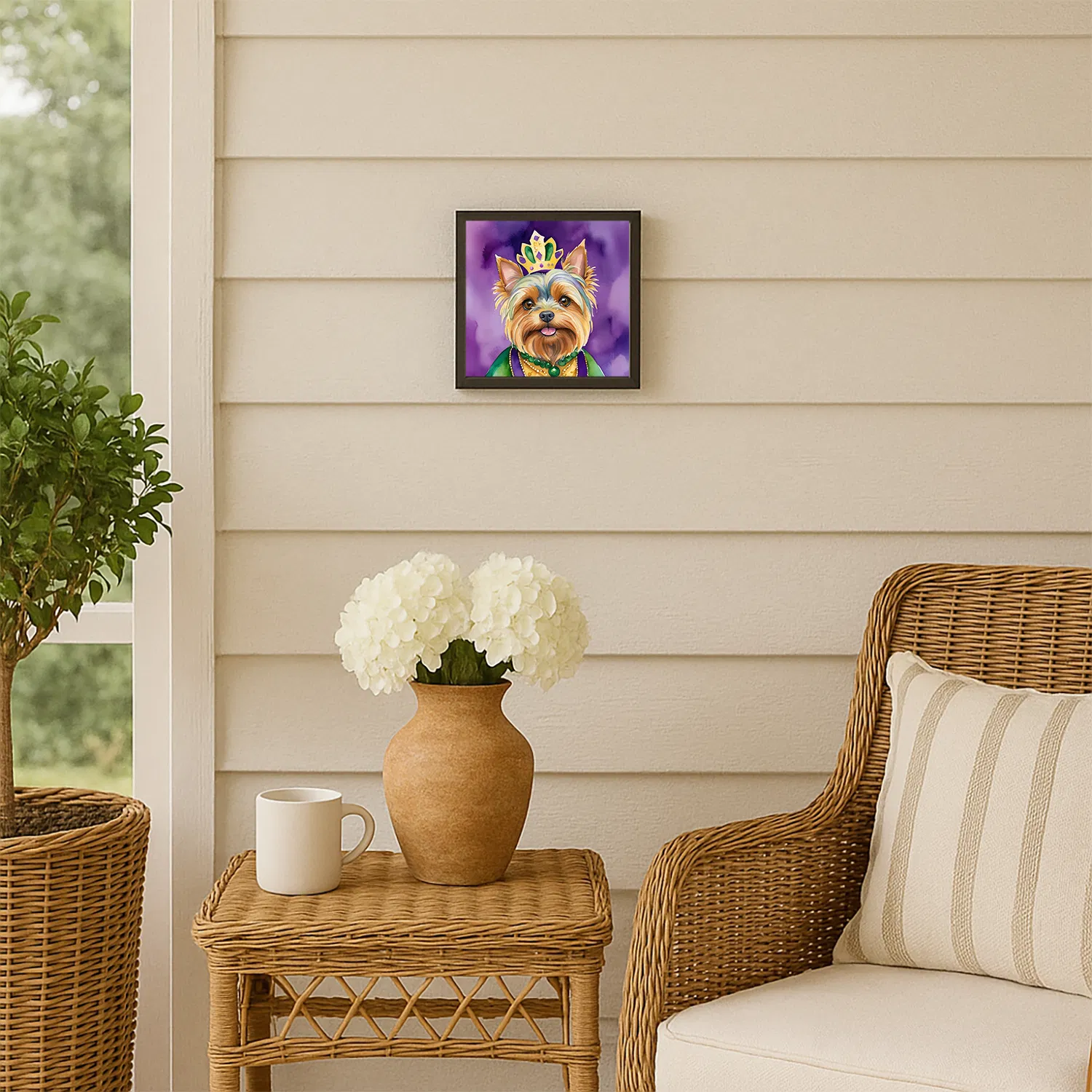 Framed Metal Print, Yorkshire Terrier, picture 2 of 3