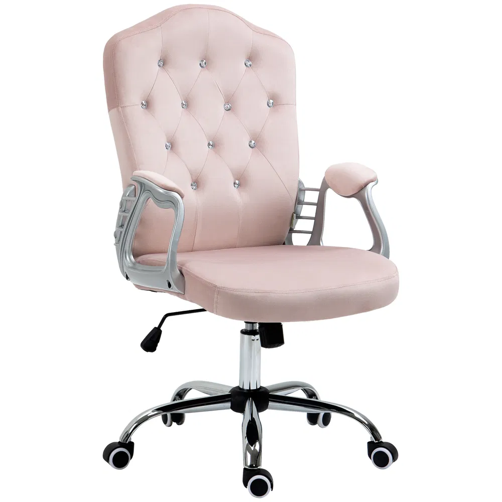 Velvet Tufted Office Chair, picture 5 of 5