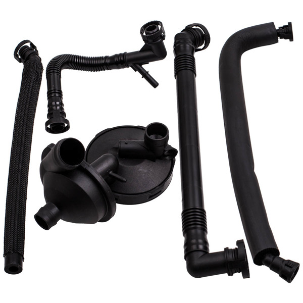 曲轴箱通风阀套件PCV Crankcase Vent Valve & Breather Oil Separator Hose Kit for BMW E46 X3 E60 E39 E38 Z3 320i 325i 325ci 330i 525i 530i #11617501566-9