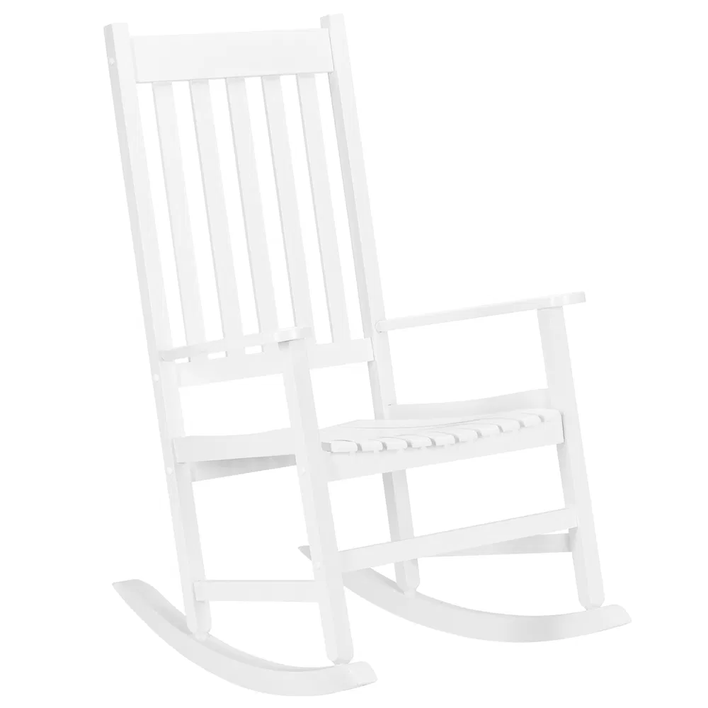 68.5*86*115CM Square Wooden Rocking Chair Original Color image 21