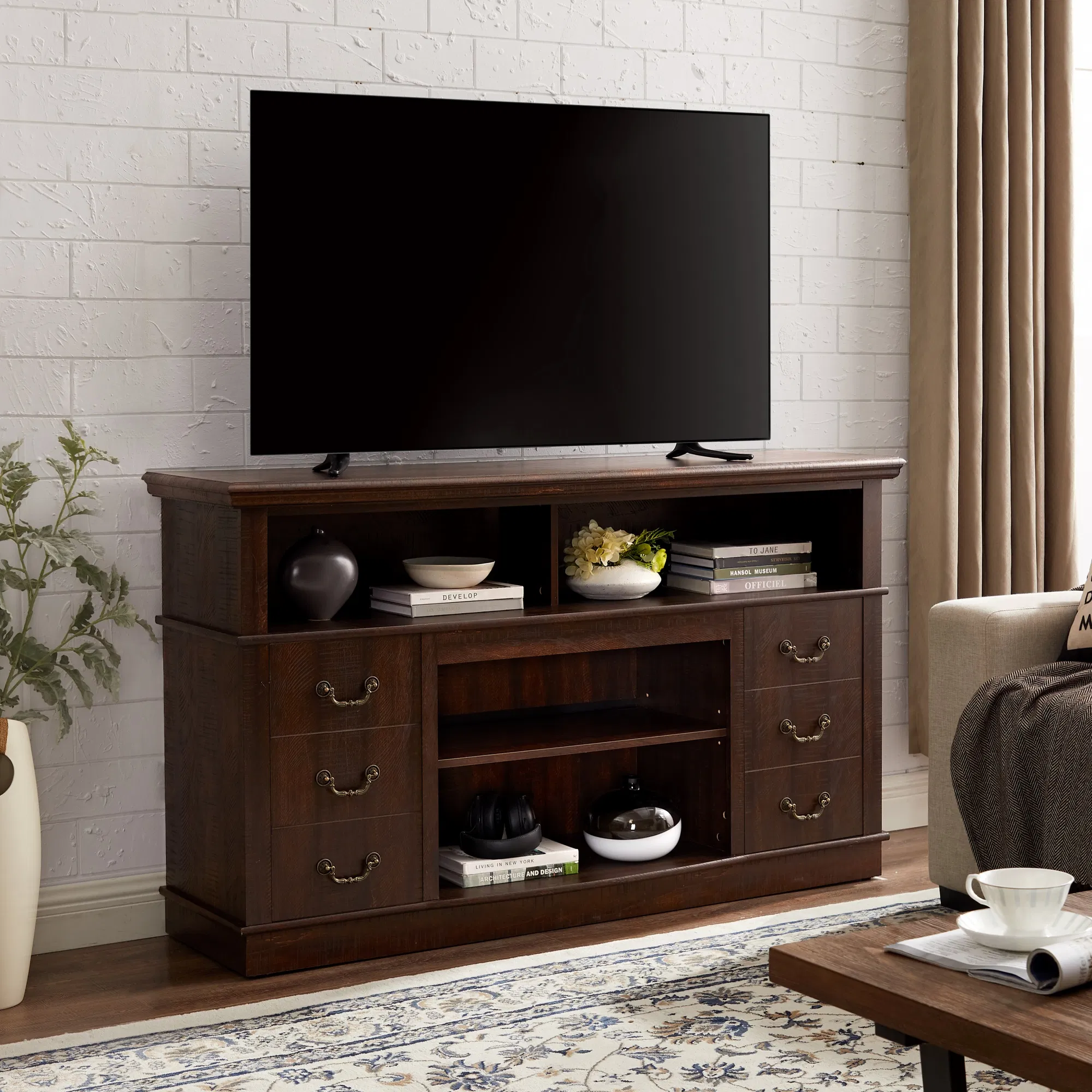 TV Stand with Storage, picture 3 of 5