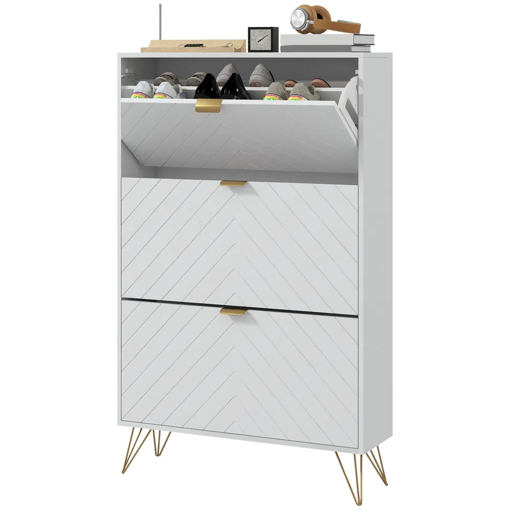 Shoe Storage Cabinet with Flip Drawers, picture 5 of 5