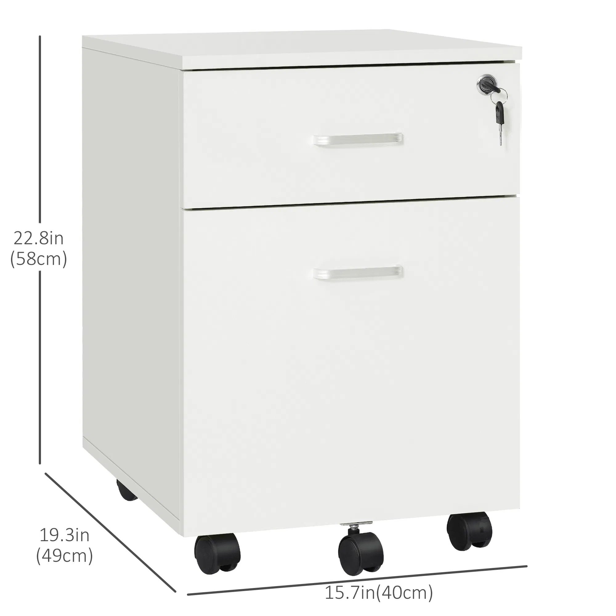 Two Drawer File Cabinet, picture 3 of 5