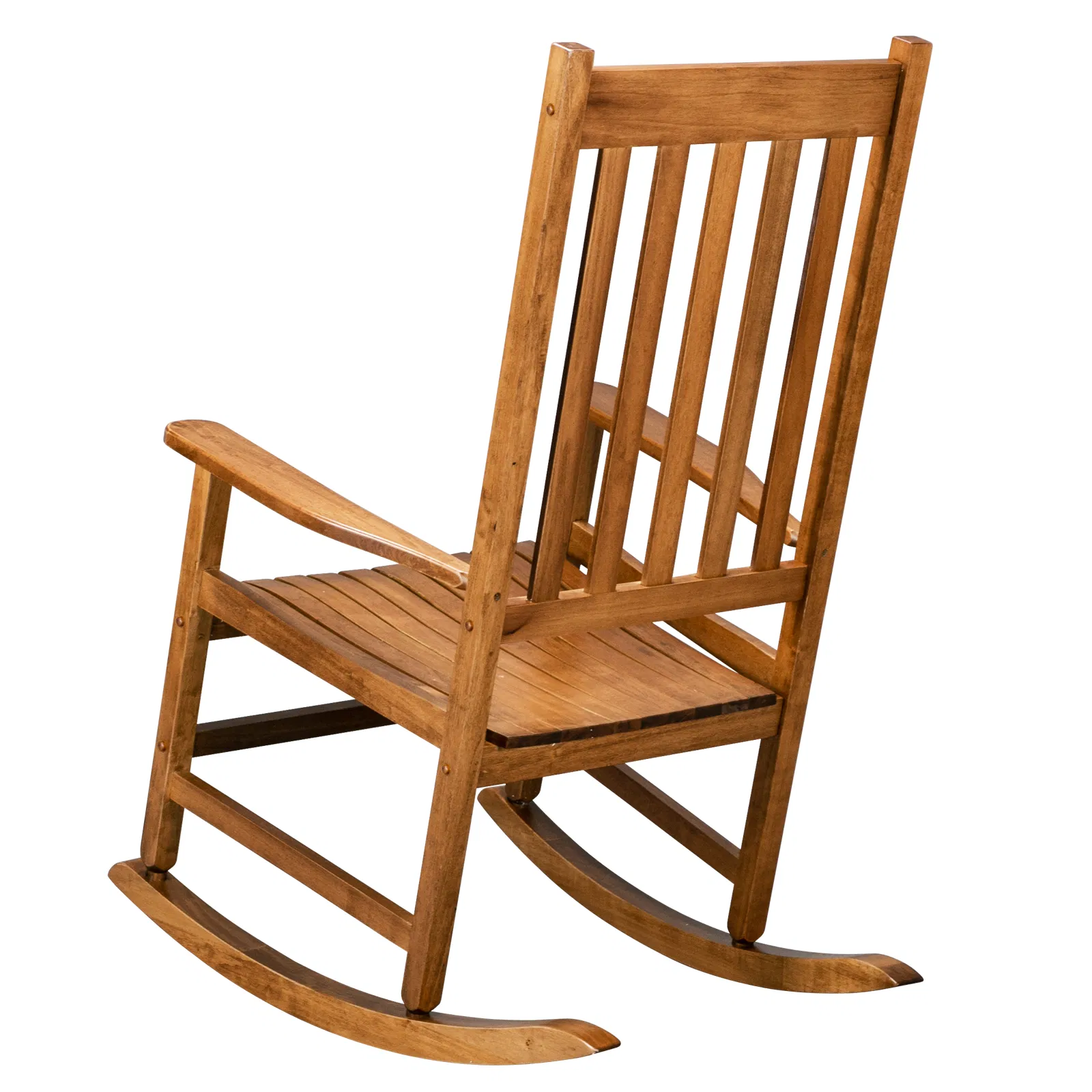 68.5*86*115CM Square Wooden Rocking Chair Original Color image 11