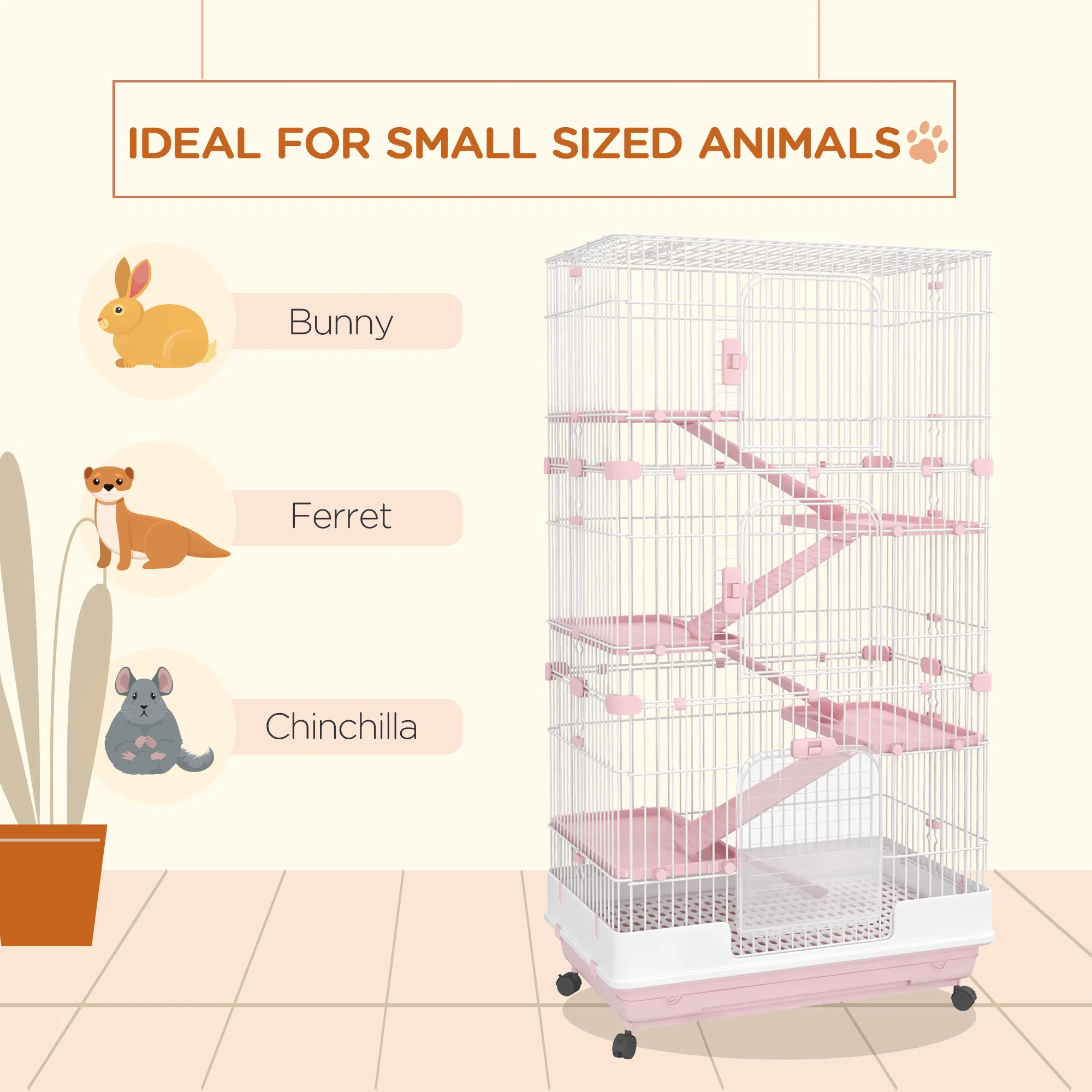 Small Animal Playpen Cage (No shipments on weekends) — image 1