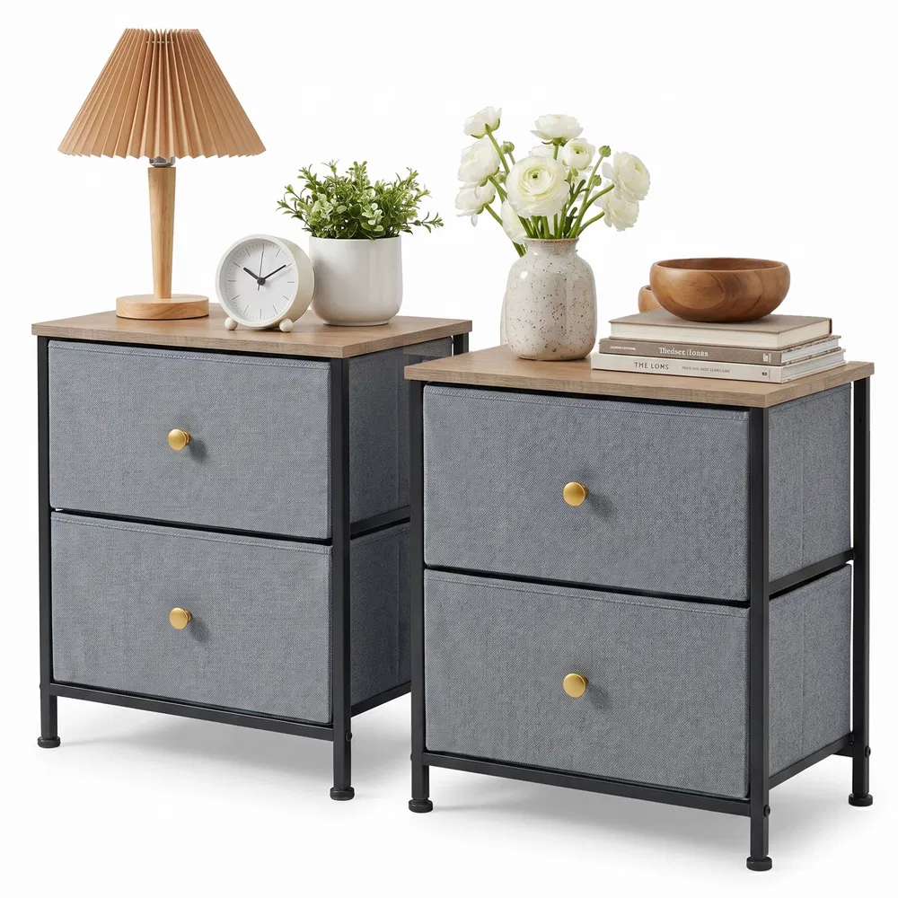 Double Drawer Bedside Table, picture 11 of 11