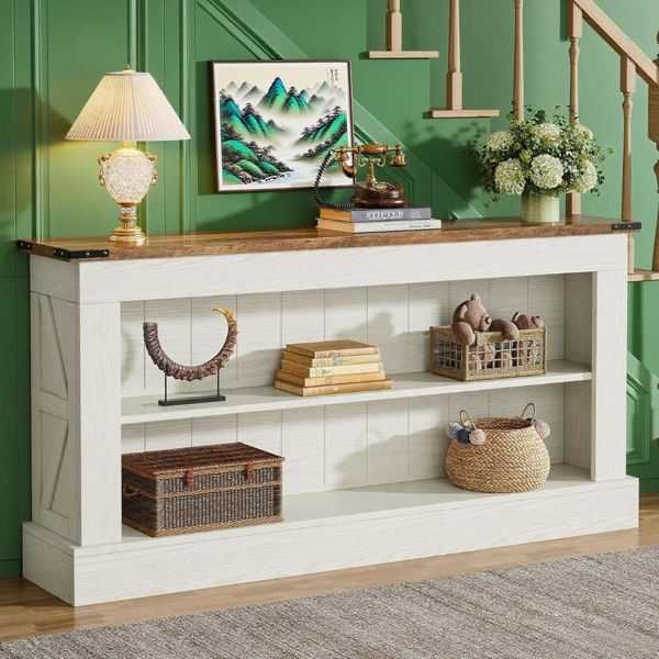 Long Console Table/Living room table(Not Supported non-defective remorse returns)-13