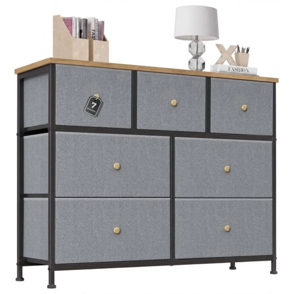7-Drawer Fabric Dresser, picture 4 of 7