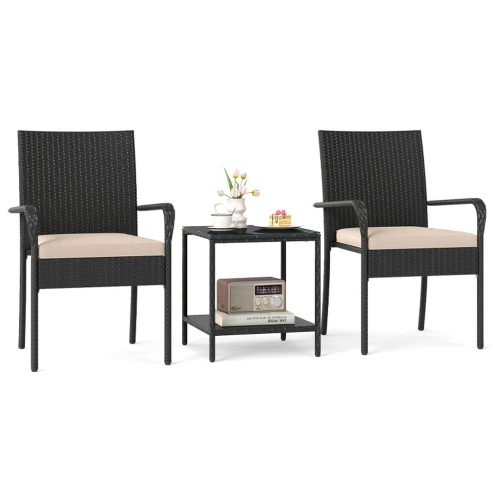 PE Wicker Bistro Set, picture 5 of 5