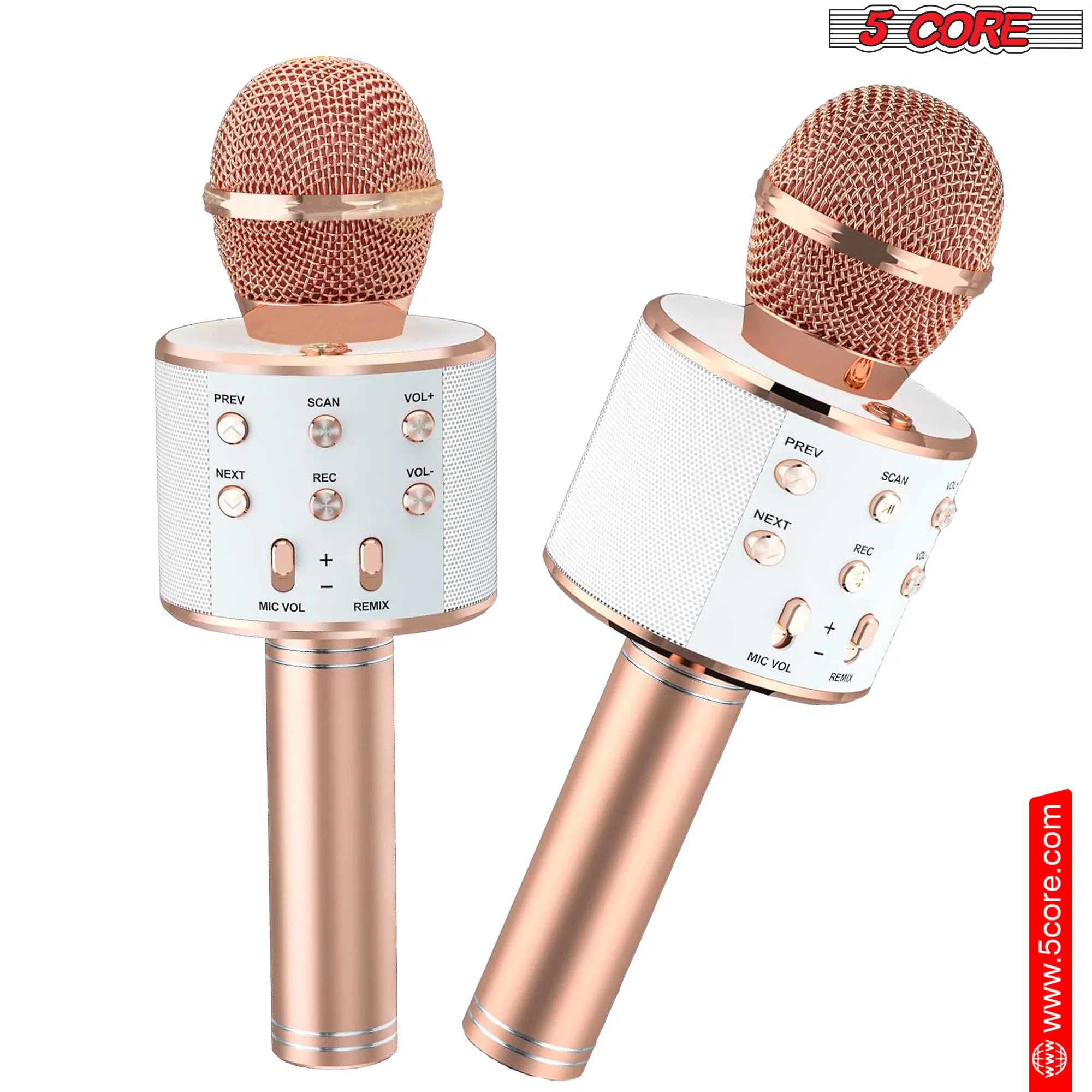 5 Core Microphone Wireless Karaoke Mic With Speaker 3 in 1 Portable Bluetooth Microfono Inalambrico image 11