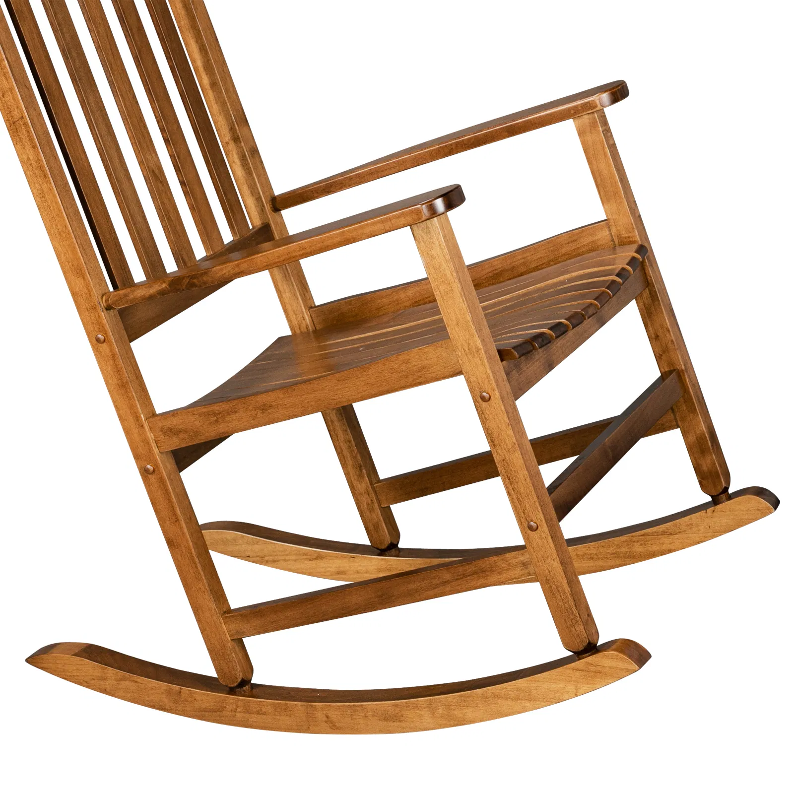 68.5*86*115CM Square Wooden Rocking Chair Original Color image 14