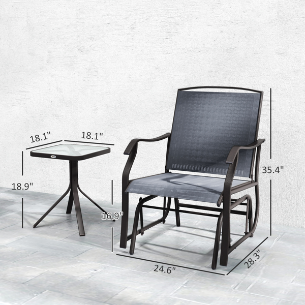 Patio Rocking Chairs (No shipments on weekends)-14