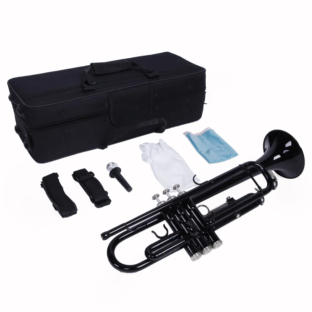 Nickel Plating Trumpet Gloves Set Black image 6