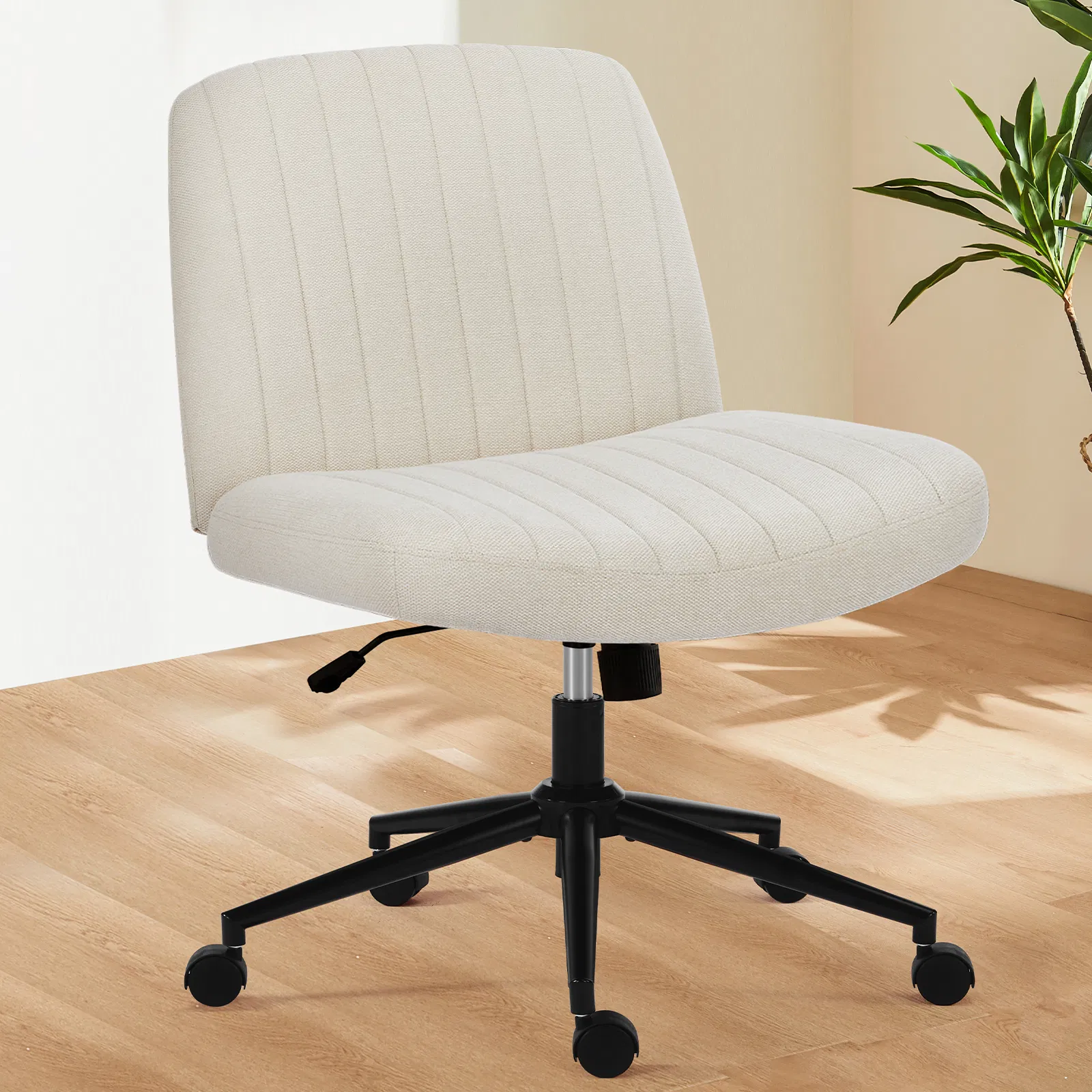 Armless Swivel Office Chair, picture 1 of 7
