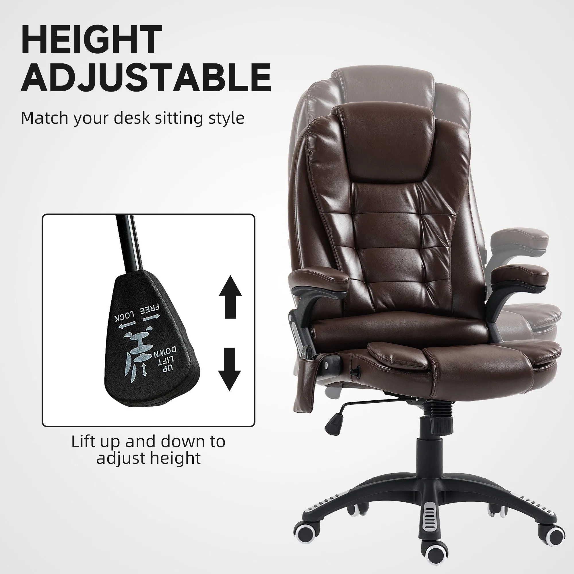 Reclining Massage Office Chair, picture 3 of 5