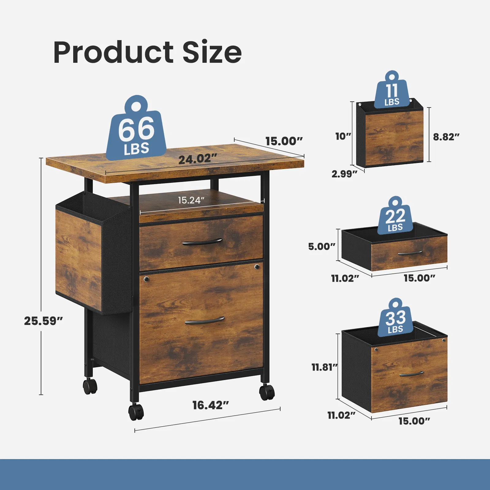 Filing Cabinet with Drawers, picture 4 of 6