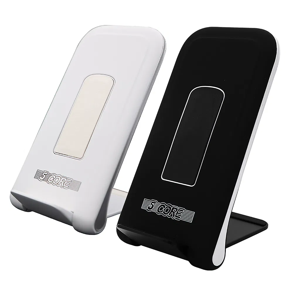 5 Core Wireless Charging Pad 15W Qi-Certified Max Fast Wire Less Phone Charger Glass Top Slim USB-C