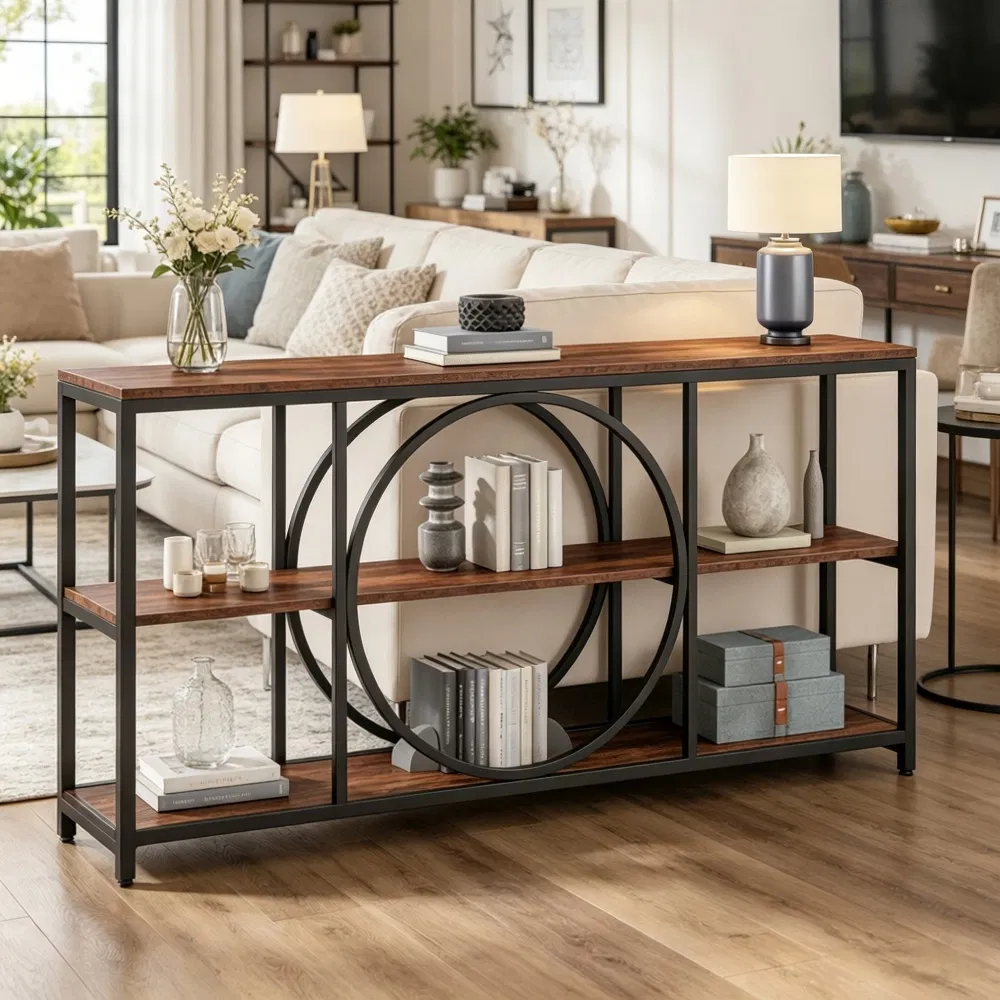 Industrial Console Table