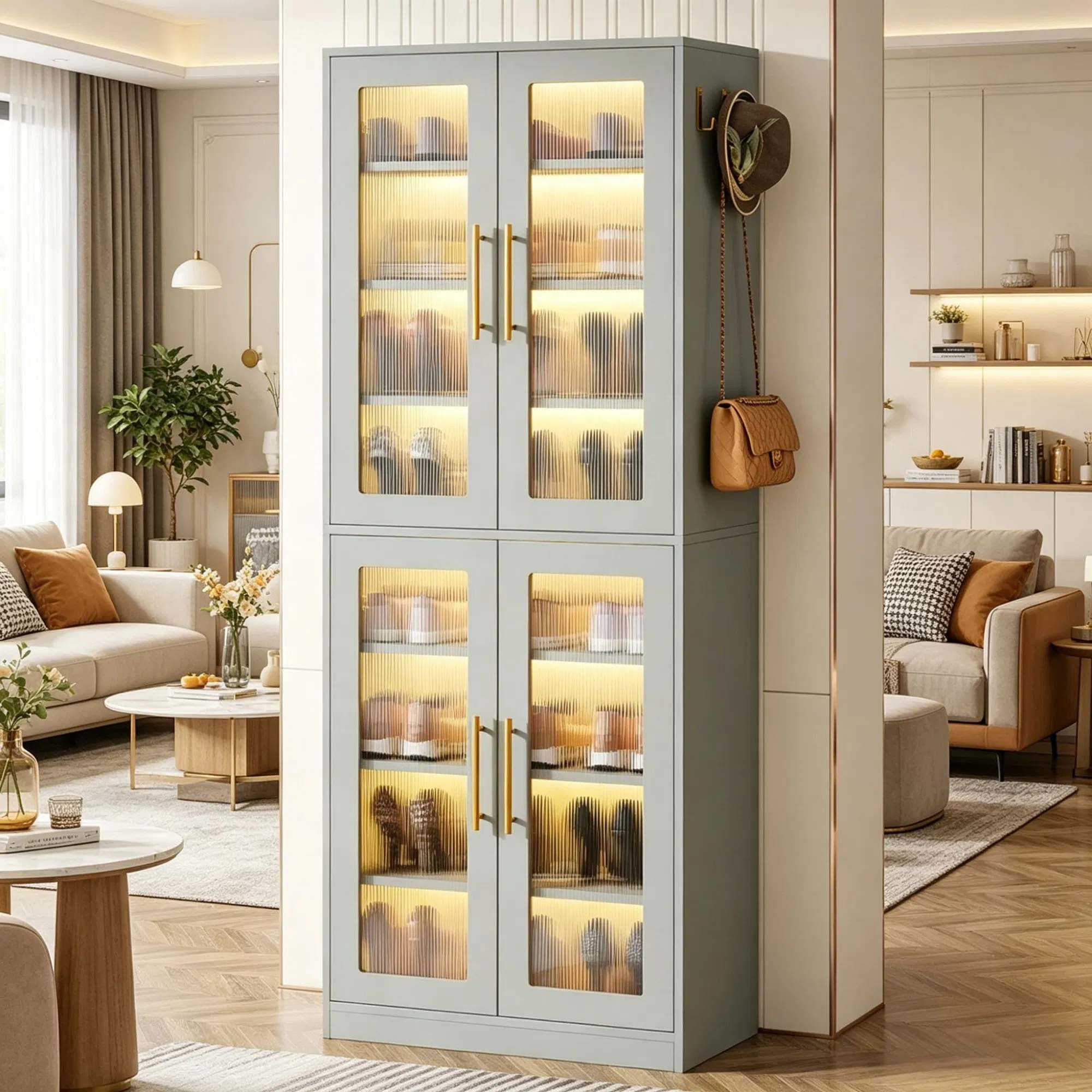 Shoe Storage Cabinet with Acrylic Doors, picture 4 of 5