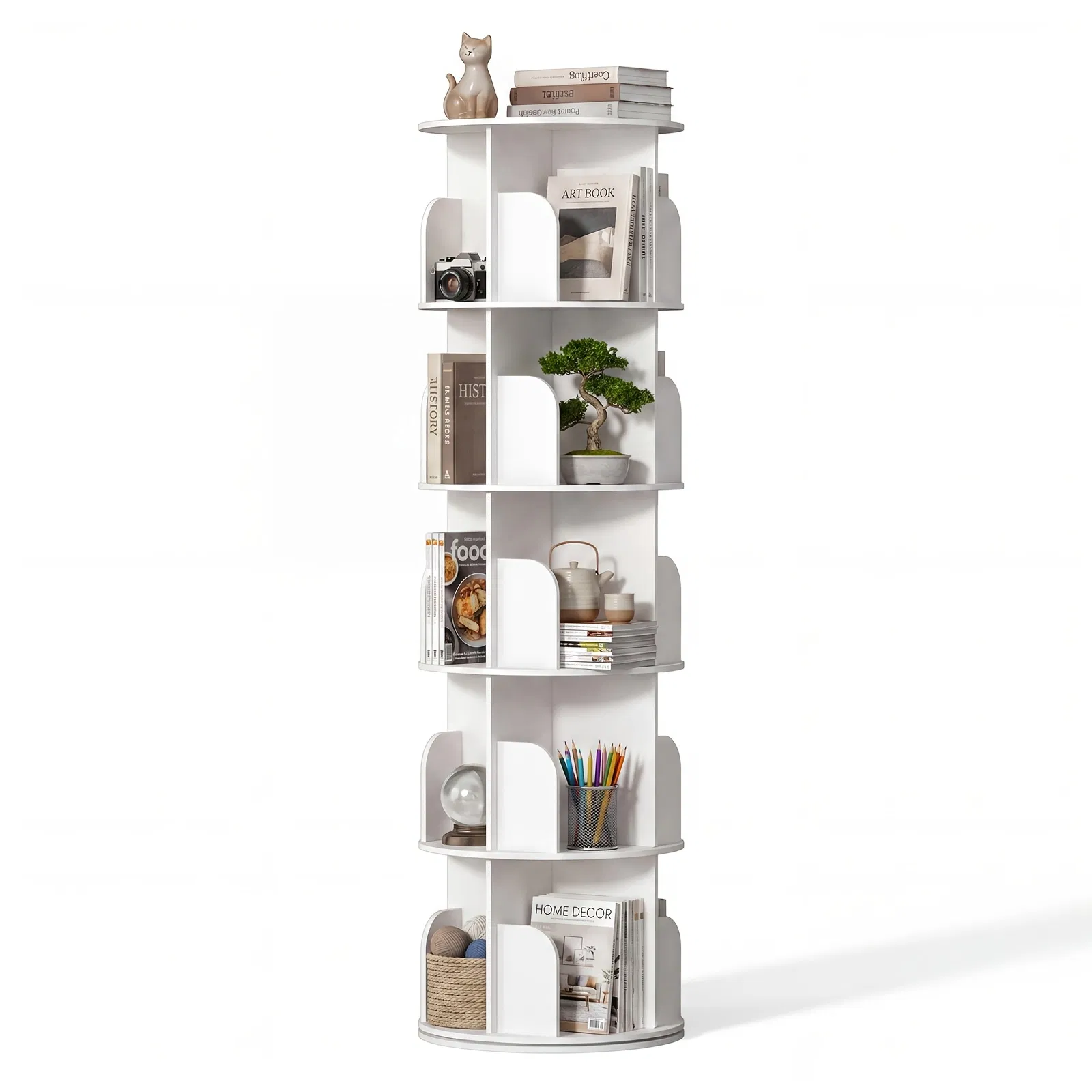 Rotating Bookshelf, picture 1 of 7