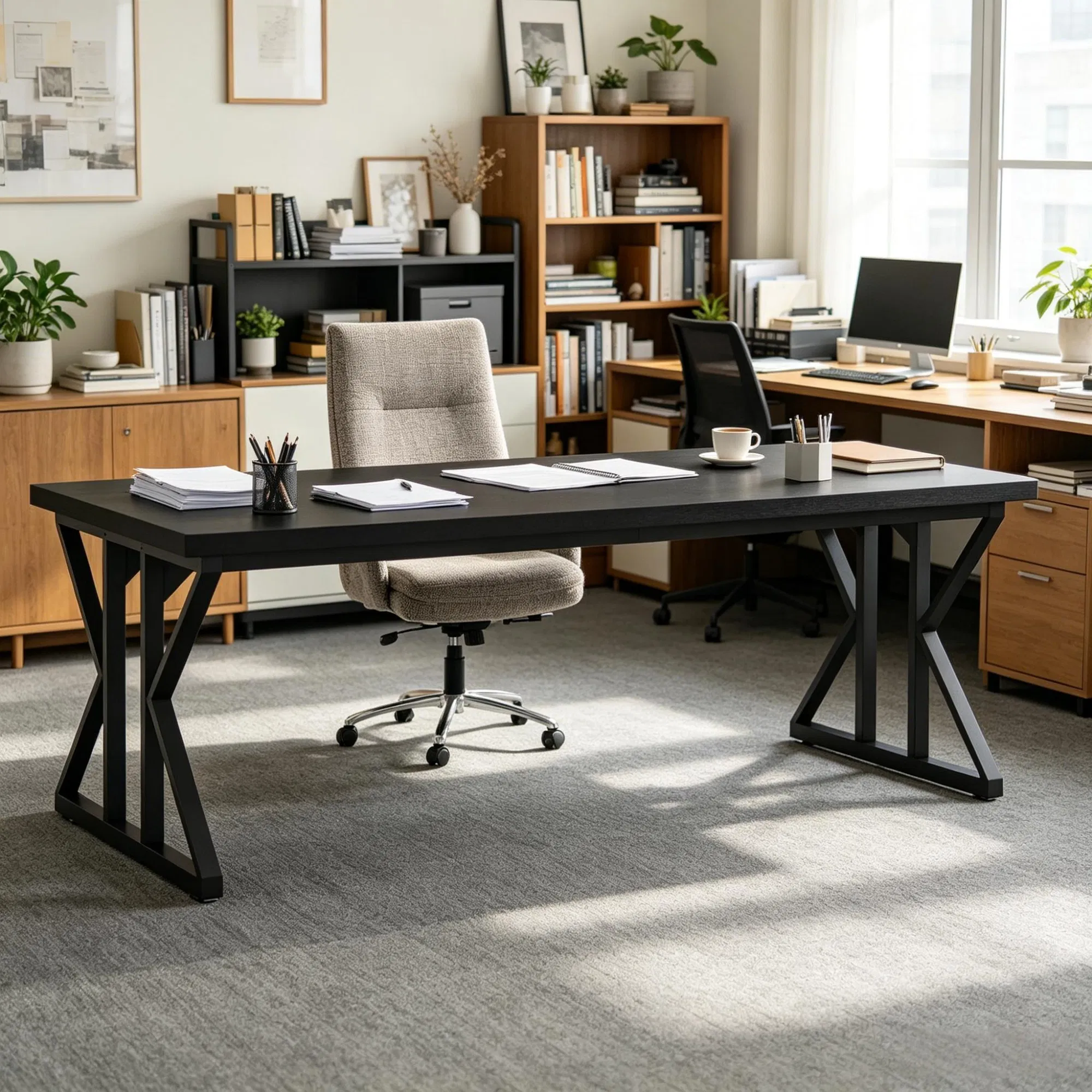 Two-Person Computer Desk, picture 3 of 5