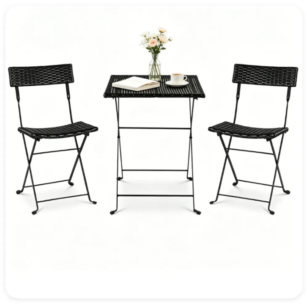 3 Piece Folding Bistro Set, picture 5 of 5