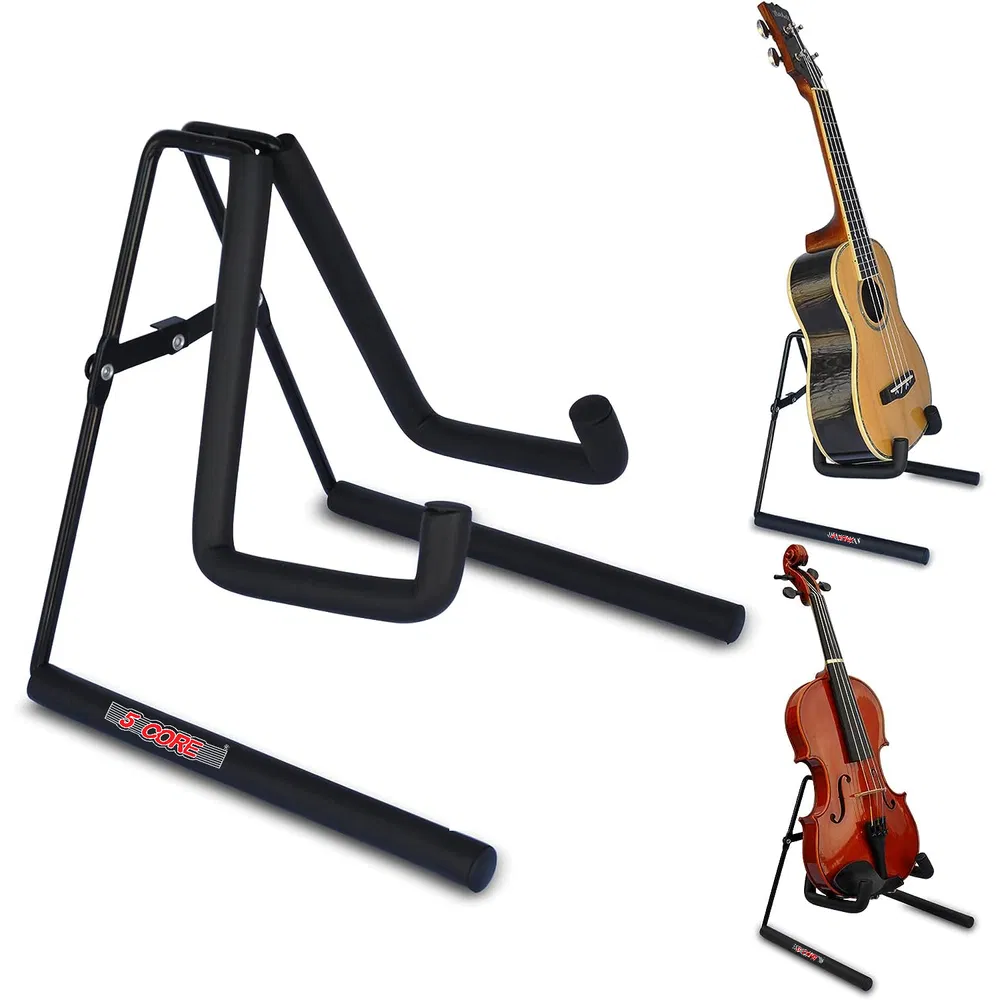 5 Core Ukulele Stand A Frame Metal Body w Soft Padded Arms Support Banjo Ukuleles Mini Guitar Violin image 16