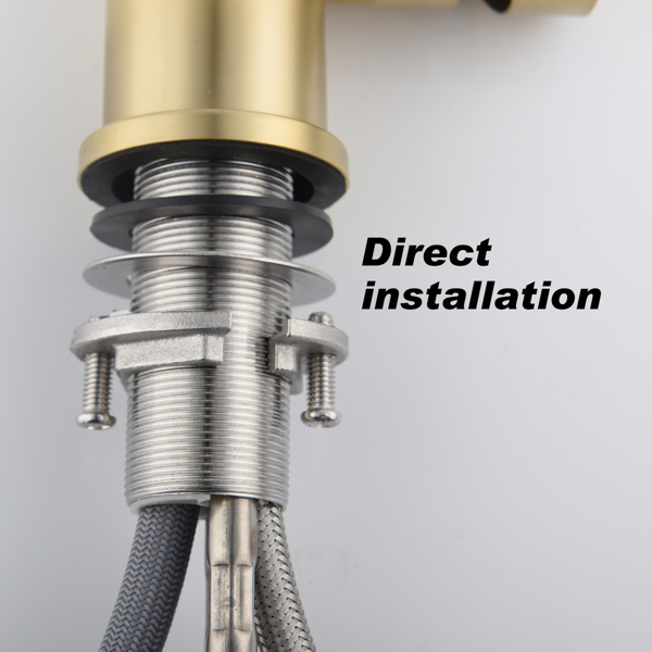 厨房水龙头家用洗菜盆龙头Kitchen Faucet with Pull Out Spraye-16