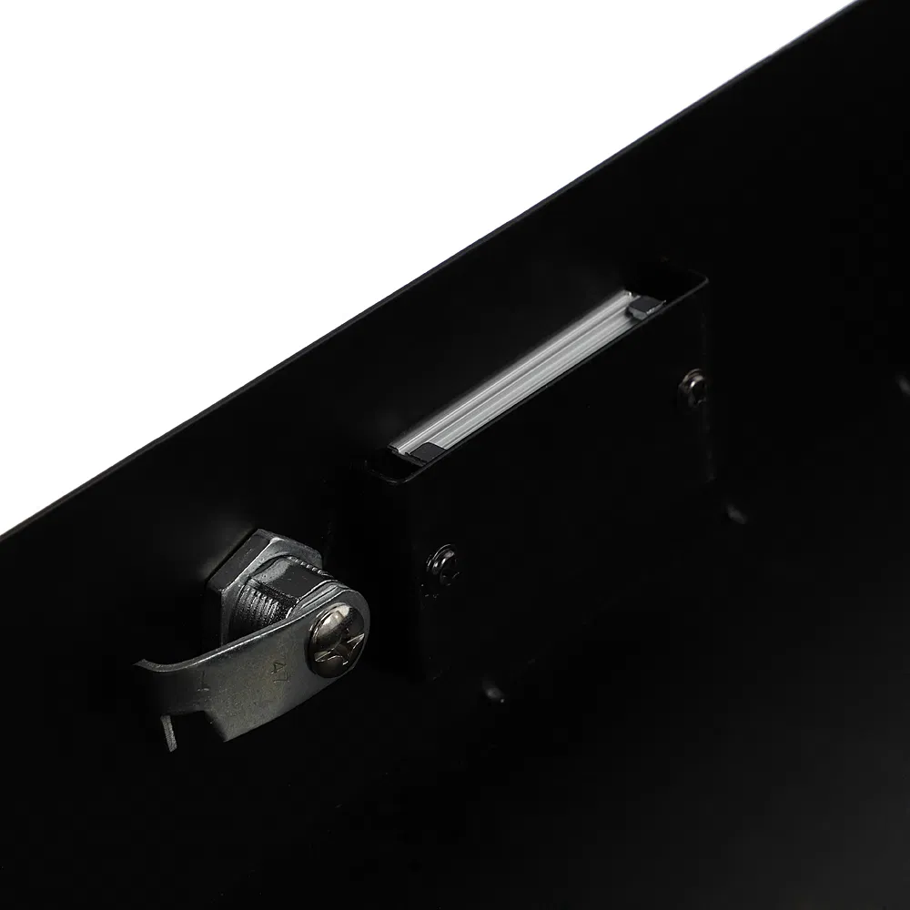 19" 2U Steel Plate DJ Drawer Equipment Cabinet with Keys Black image 13