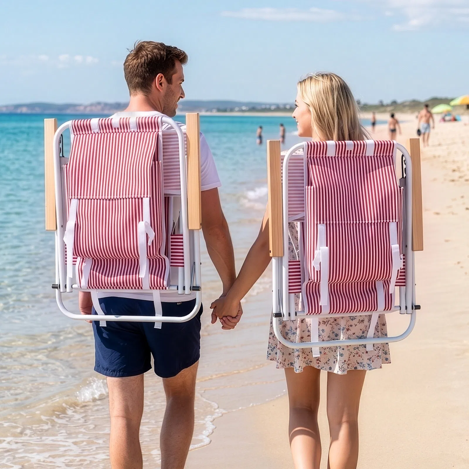 Beach Chair with Space-Saving 24 Inches image 14