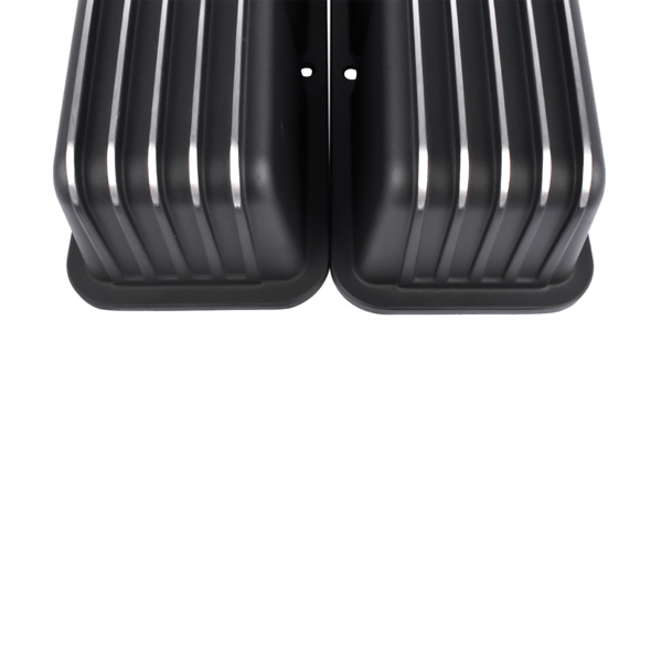 气门室盖 Valve Covers Fabricated Aluminum Polished for Chevy Small Block 283 302 305 327 350 400 1958-1986 Black-17