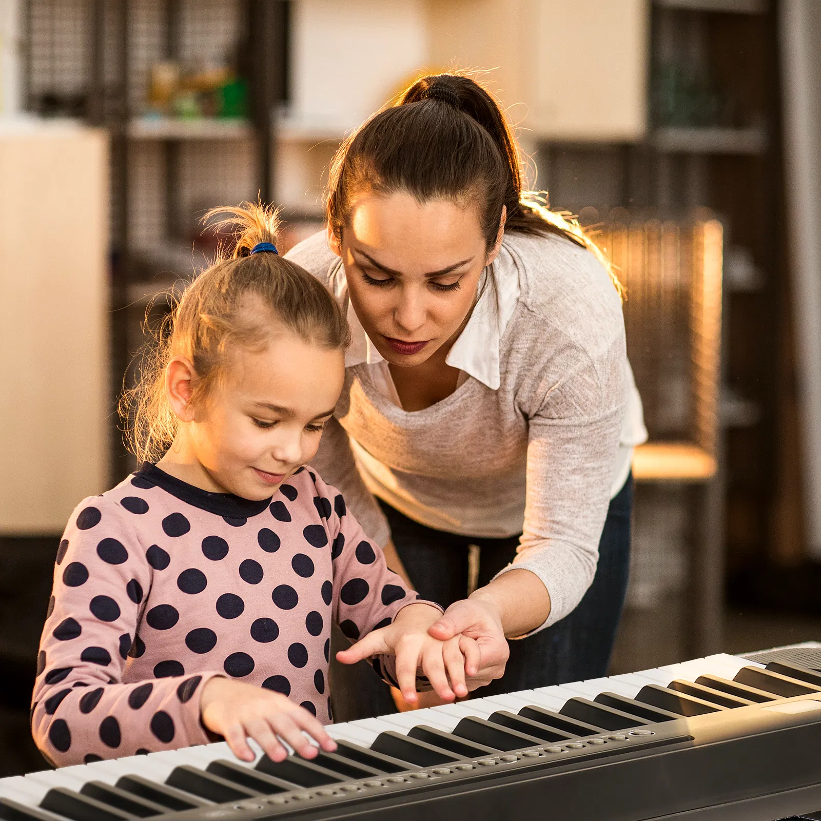 [Do Not Sell on Amazon] GEP-109 61 Key Lighting Keyboard with Piano Stand, Piano Bench, Built In… image 10